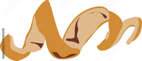 Food waste for composting. Compost pile Illustration.  Zero waste.