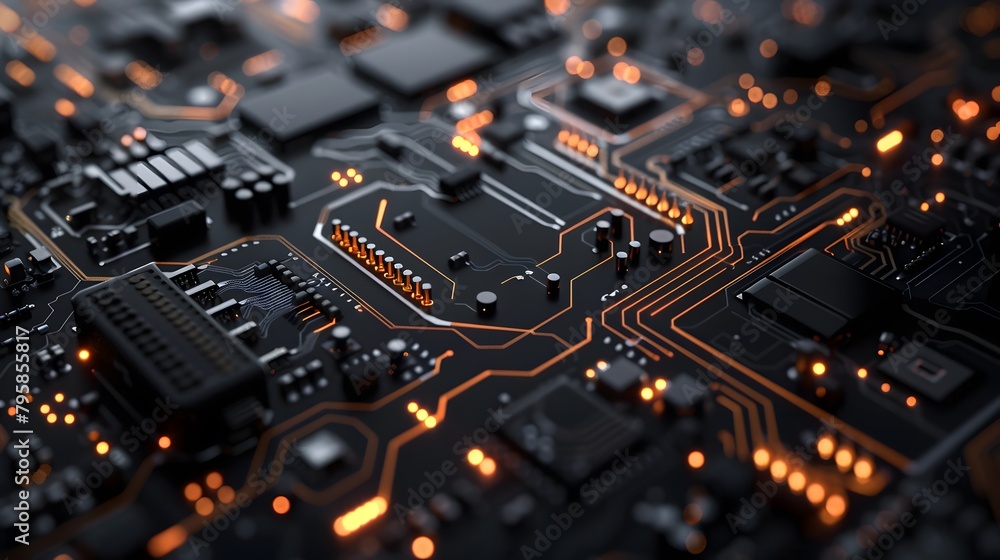 modern circuit background