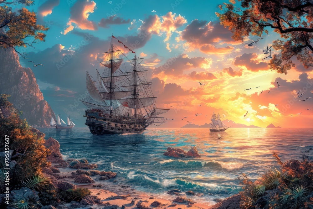Nature nature sea sailboat. Nature nature sea sailboat.