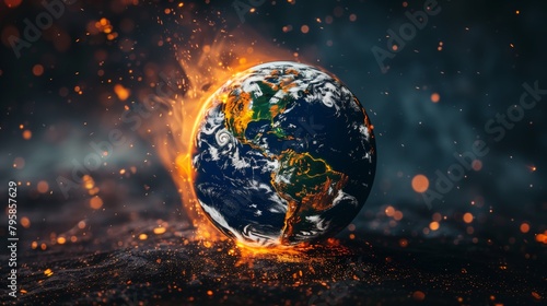 Climate change: Planet Earth on fire