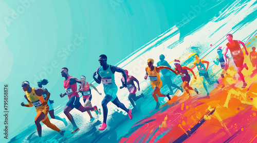 Creative Artistic Design of Athletes at the Paris 2024 Olympics Team Sports and Multi Disciplinary Competition