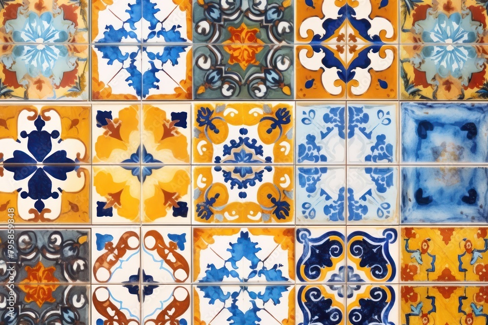 Tiger glass tiles pattern backgrounds mosaic. Tiger glass tiles pattern backgrounds mosaic.