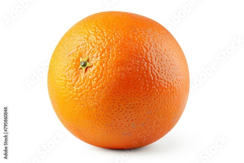 orange fruit isolated on white background  clipping path  full depth of field - generative ai