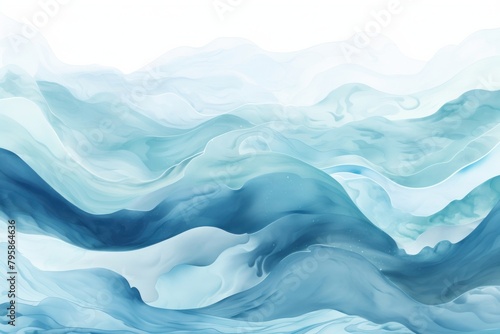 Wallpaper Mural Ocean wave backgrounds turquoise abstract. Torontodigital.ca