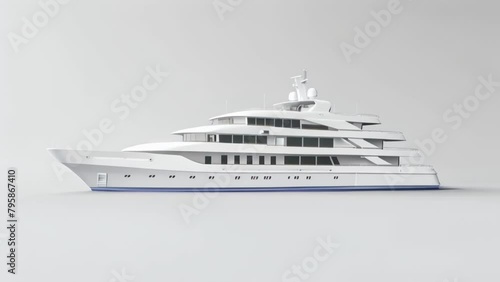 Wallpaper Mural a traditional cruise ship with a white exterior and blue accents. . Torontodigital.ca