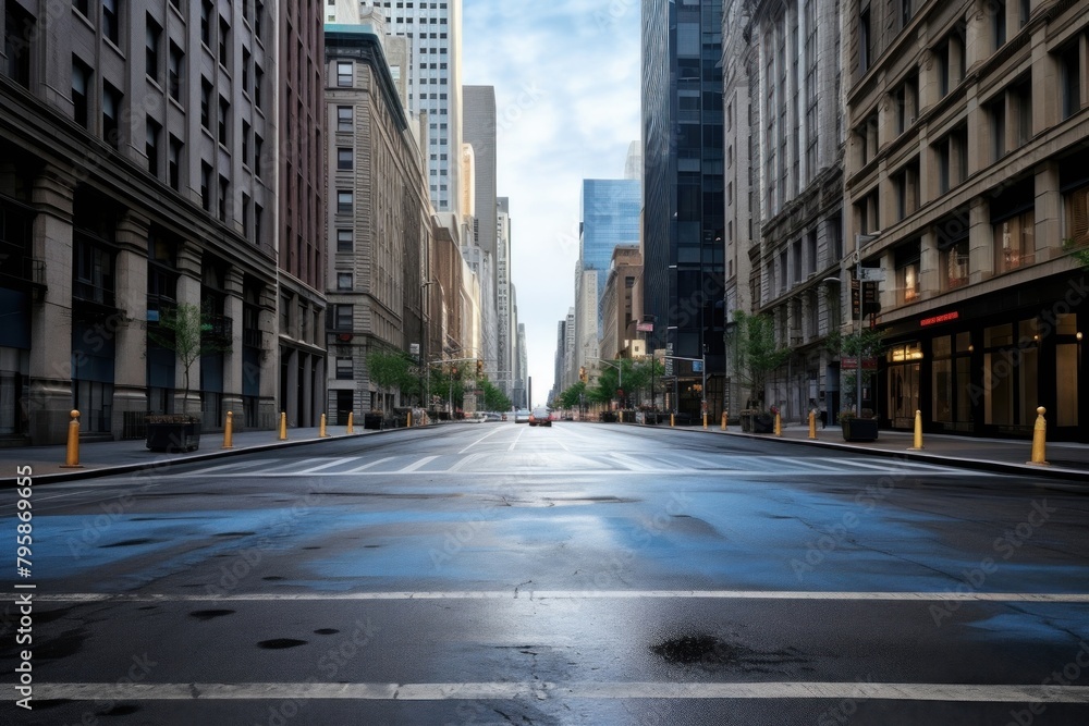 City street architecture metropolis cityscape. City street architecture metropolis cityscape.