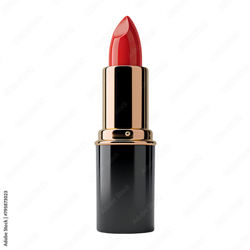 Dynamic Cosmetics Branding Mockup: Vibrant Cut Out PNG Design, bright red lipstick with an elegant gold and black casing
Dynamic Cosmetics Branding Mockup: Vibrant Cut Out PNG Design, bright red lipstick with an elegant gold and black casing