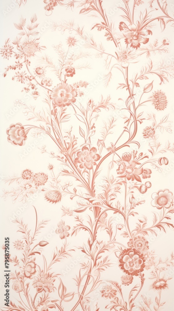Toile wallpaper with clover pattern art calligraphy. Toile wallpaper with clover pattern art calligraphy.