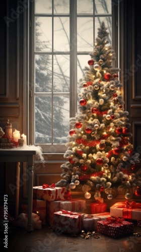 Christmas tree christmas box christmas tree