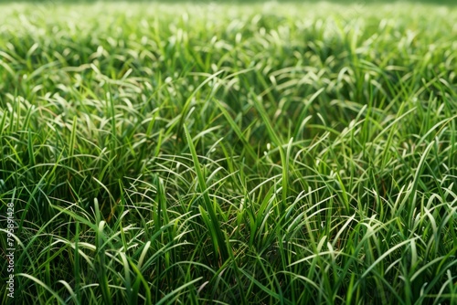 Mystic Mist  A Hazy Field of Grass  Where Nature s Secrets Emerge from the Mist.