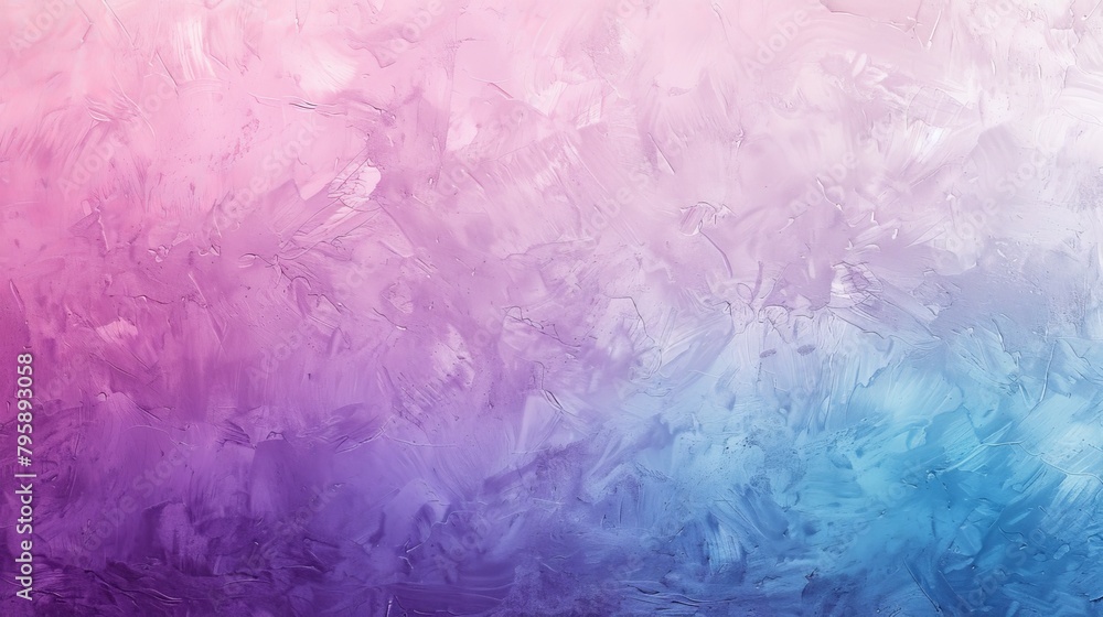 Soft textured gradient from pastel pink through vibrant purple to serene blue, ideal for a minimalist design background