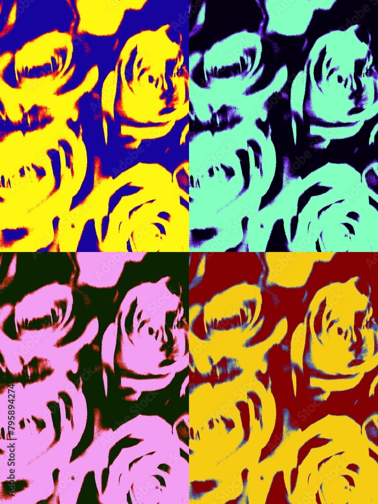 seamless pattern with cats seamless pattern with cats