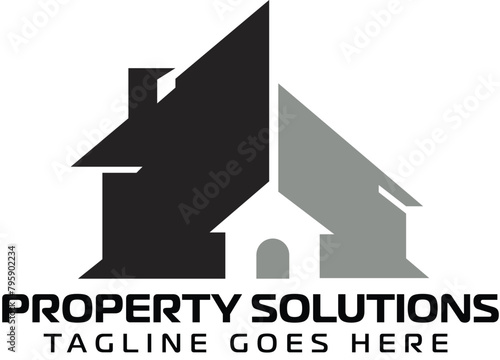 real estates home logo design