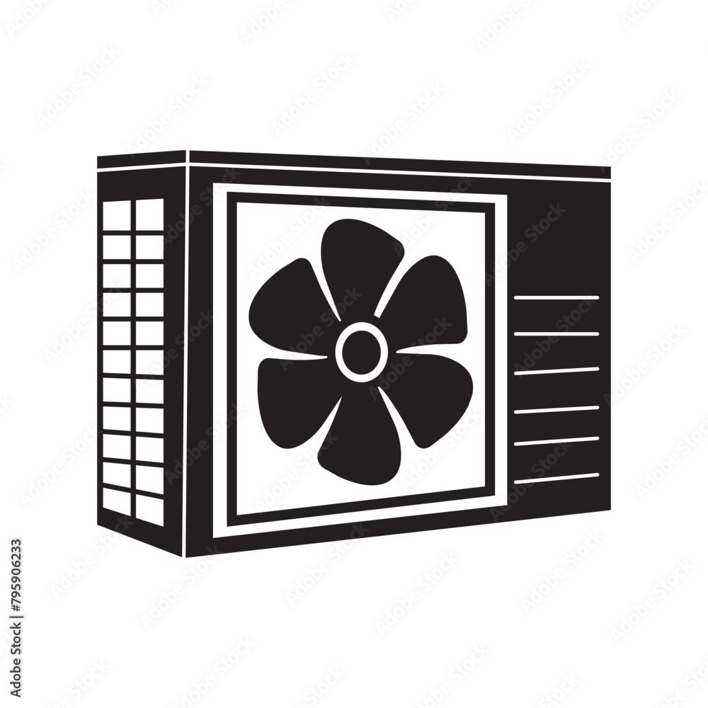 Outdoor air conditioner icon Outdoor air conditioner icon