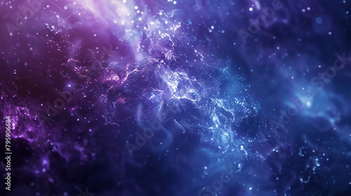Wallpaper Mural Space dusk nebula color gradient purple blue and pink cloud starry galaxy. Torontodigital.ca