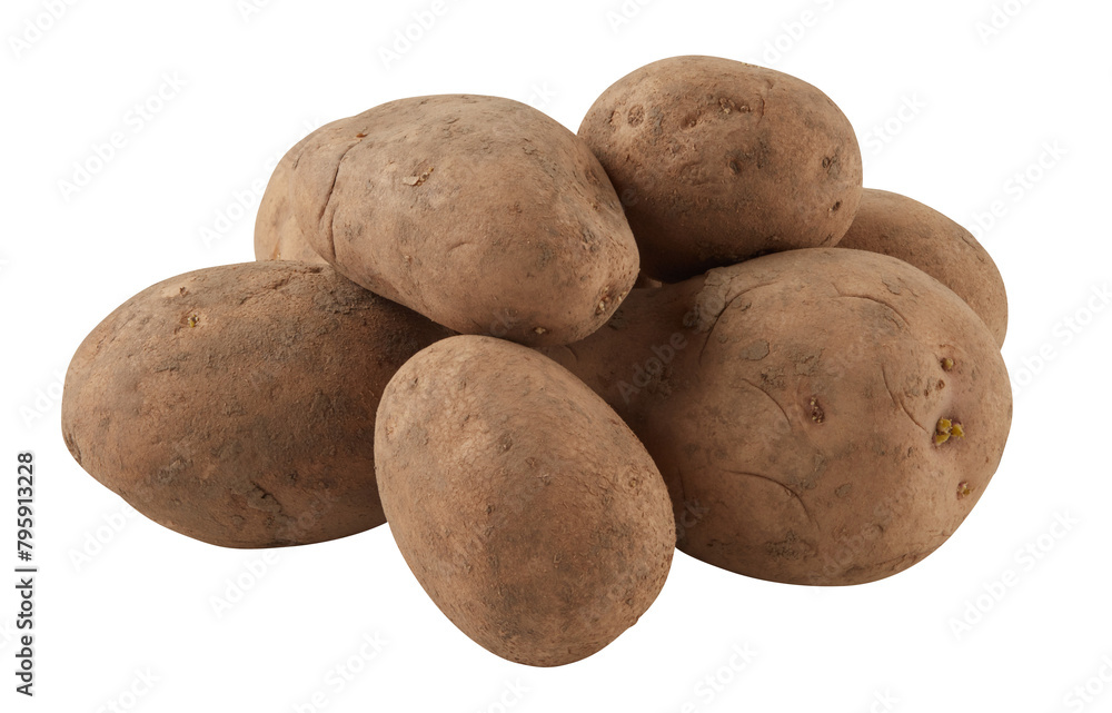 fresh potatoes cut out isolated transparent background fresh potatoes cut out isolated transparent background