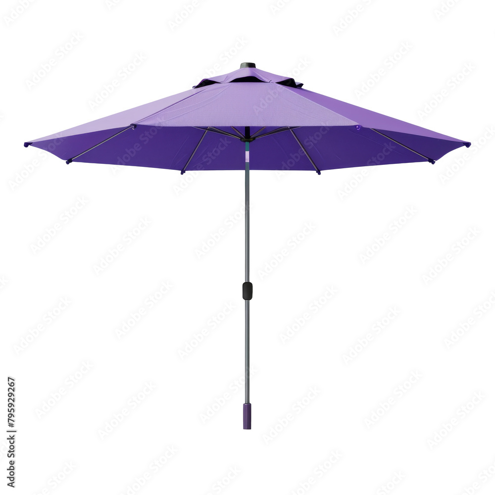 Purple Patio Umbrella Isolated Purple Patio Umbrella Isolated