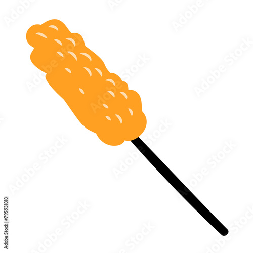 Yellow feather duster