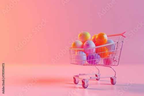 shopping cart 3d