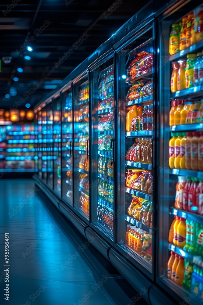 Grocery store - supermarket - food market - aisles - groceries - inflation - budget Grocery store - supermarket - food market - aisles - groceries - inflation - budget