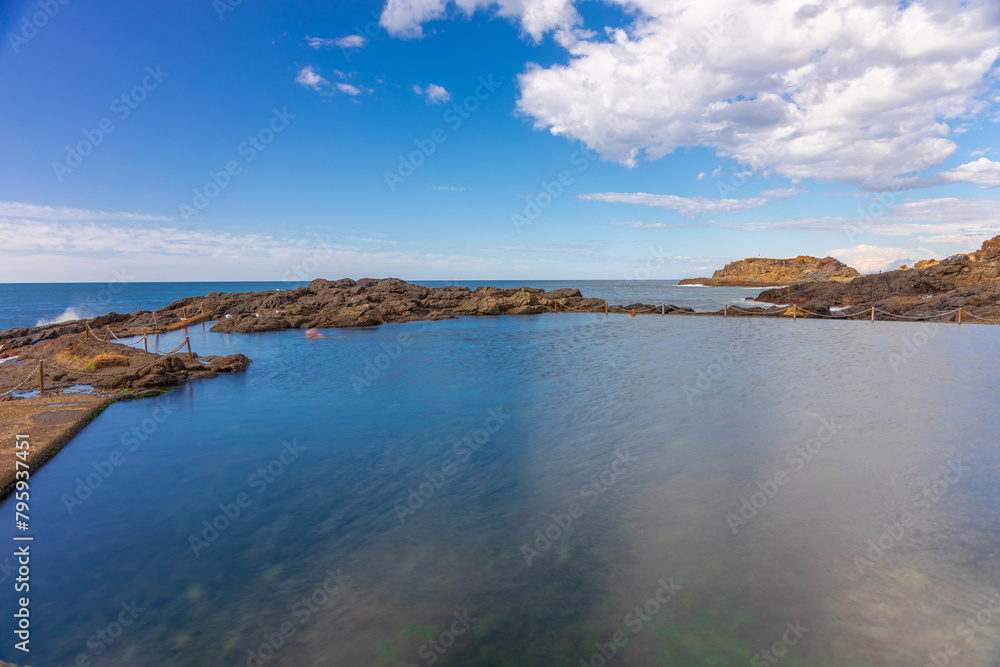 Obraz premium Pacific Ocean view of Kiama Sydney NSW Australia Coastal Beach fishing Town