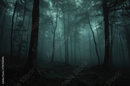 Spooky forest outdoors woodland spooky.