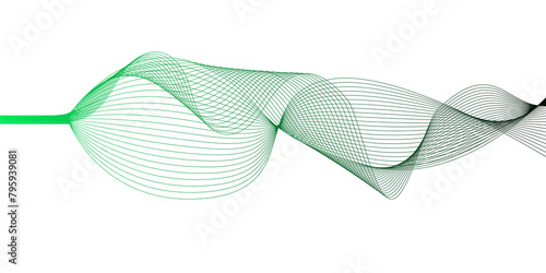 Abstract wave element for design. frequency soundwave, curve lines with blend effect, Technology, data science, geometric border pattern.Curved wavy line,smooth.png