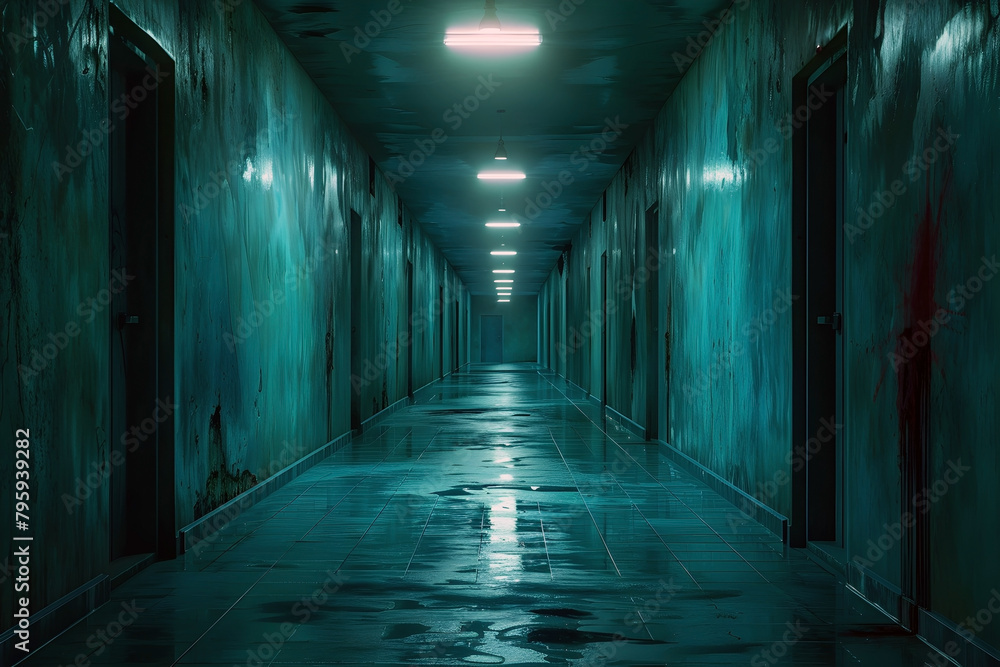 Harrowing Hallways:Exploring the Sinister Secrets of a Macabre Laboratory's Abandoned Corridors