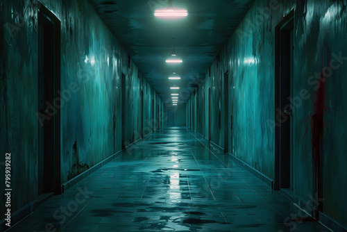 Harrowing Hallways:Exploring the Sinister Secrets of a Macabre Laboratory's Abandoned Corridors
