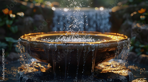Quench Your Thirst for Immortality with the Divine Nectar of the Magical Fountain