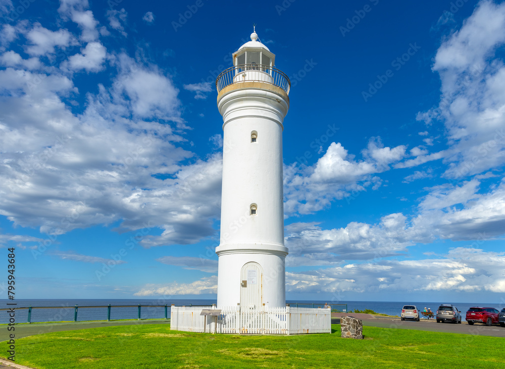 Thursday 25 MAY 2024 lighthouse over the Pacific Ocean on cliffs of Kiama Sydney NSW Australia Coastal Beach fishing Town Thursday 25 MAY 2024 lighthouse over the Pacific Ocean on cliffs of Kiama Sydney NSW Australia Coastal Beach fishing Town