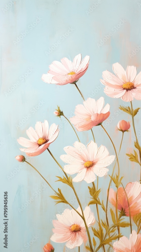 Wallpaper flower painting petal