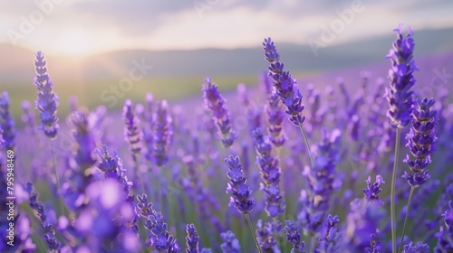 lavender field in region © xia