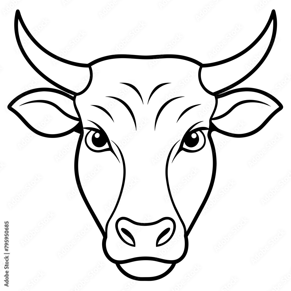 Bullhead vector illustration. Bullhead vector illustration.