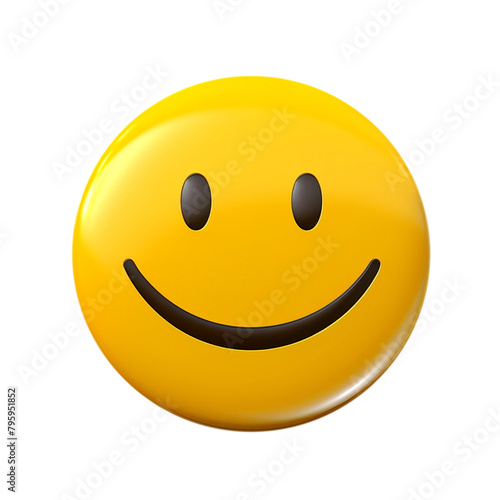happy smiley face icon isolated