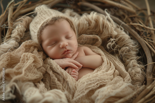 New Beginnings Capturing Newborn's Charm Innocence Captured on Adobe Stock's Arm Tiny Wonder in a World So Vast Sweetest Moments Preserved to Last