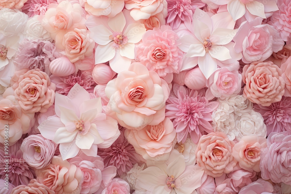 Blossom Pink Spring Gradients: Delicate Floral Hues Blossom Pink Spring Gradients: Delicate Floral Hues