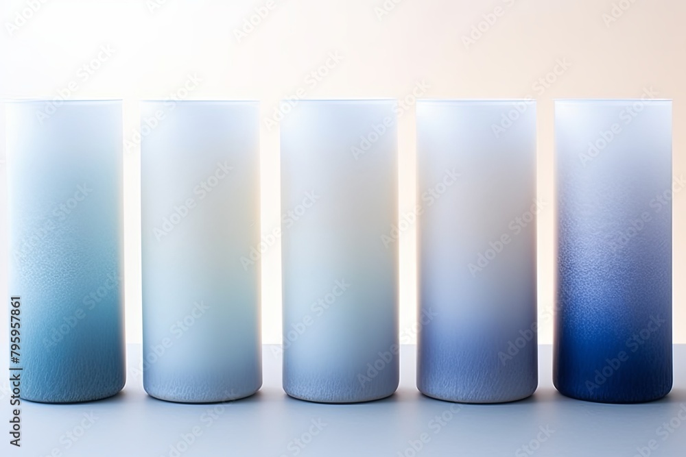 Cool Winter Frost Gradients: Frosted Glass Color Range Explosion. Cool Winter Frost Gradients: Frosted Glass Color Range Explosion.