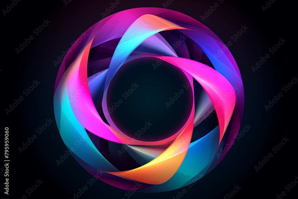 Electric Geometric Circle Gradients: Electrifying Shapes Exploration Electric Geometric Circle Gradients: Electrifying Shapes Exploration