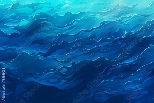 Deep Ocean Current Gradient Vortex - Mesmerizing Sea Texture photo