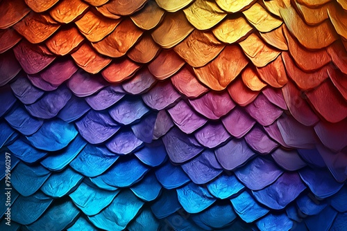 Dragon Scale Fantasy  Fiery Dragon Scale Gradients Collection