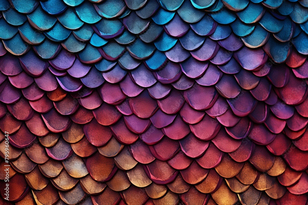 Dragon's ROAR: Fiery Scale Gradients, Mythical Display Dragon's ROAR: Fiery Scale Gradients, Mythical Display
