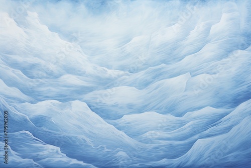 Glistening Snowfield Gradients: Icy Blue to White Spectrum Elegance