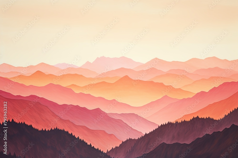 High Alpine Sunrise: Warm Tones and Elevated Horizon Gradients