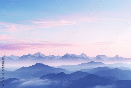 High Alpine Sunrise: Gradient Symphony of Early Morning Sky Hues. © Michael
