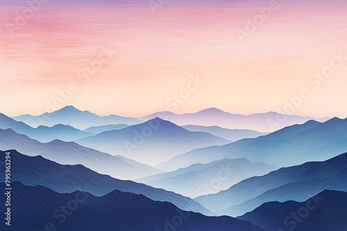 Highland Dawn Color Fusion: Mesmerizing High Alpine Sunrise Gradients