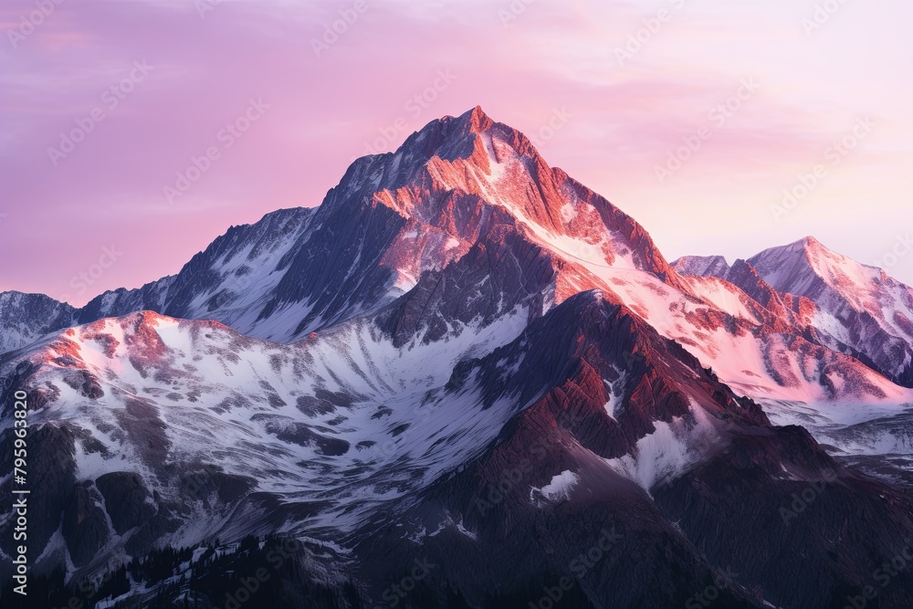 High Alpine Sunrise Gradients: Peak Glow on the Horizon