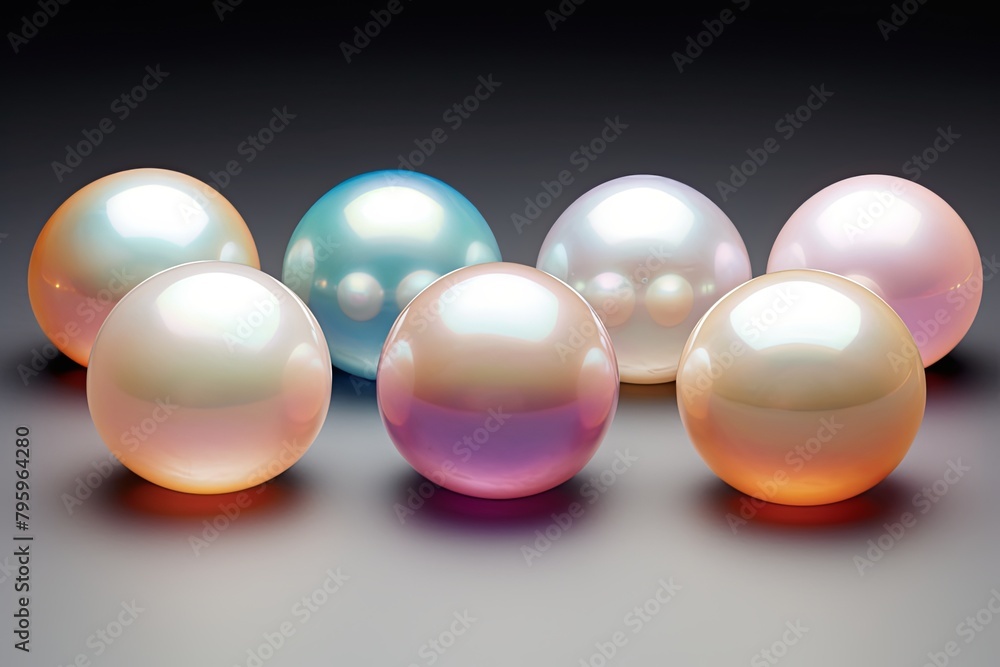 Enchanting Luminous Pearl Glow in Nacreous Tones Enchanting Luminous Pearl Glow in Nacreous Tones