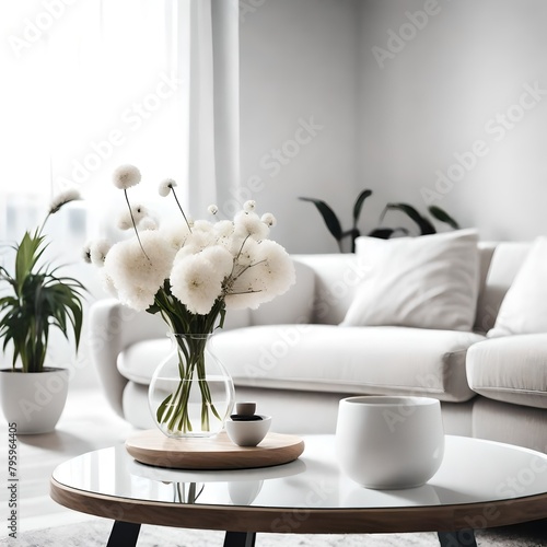 white flower in a vase