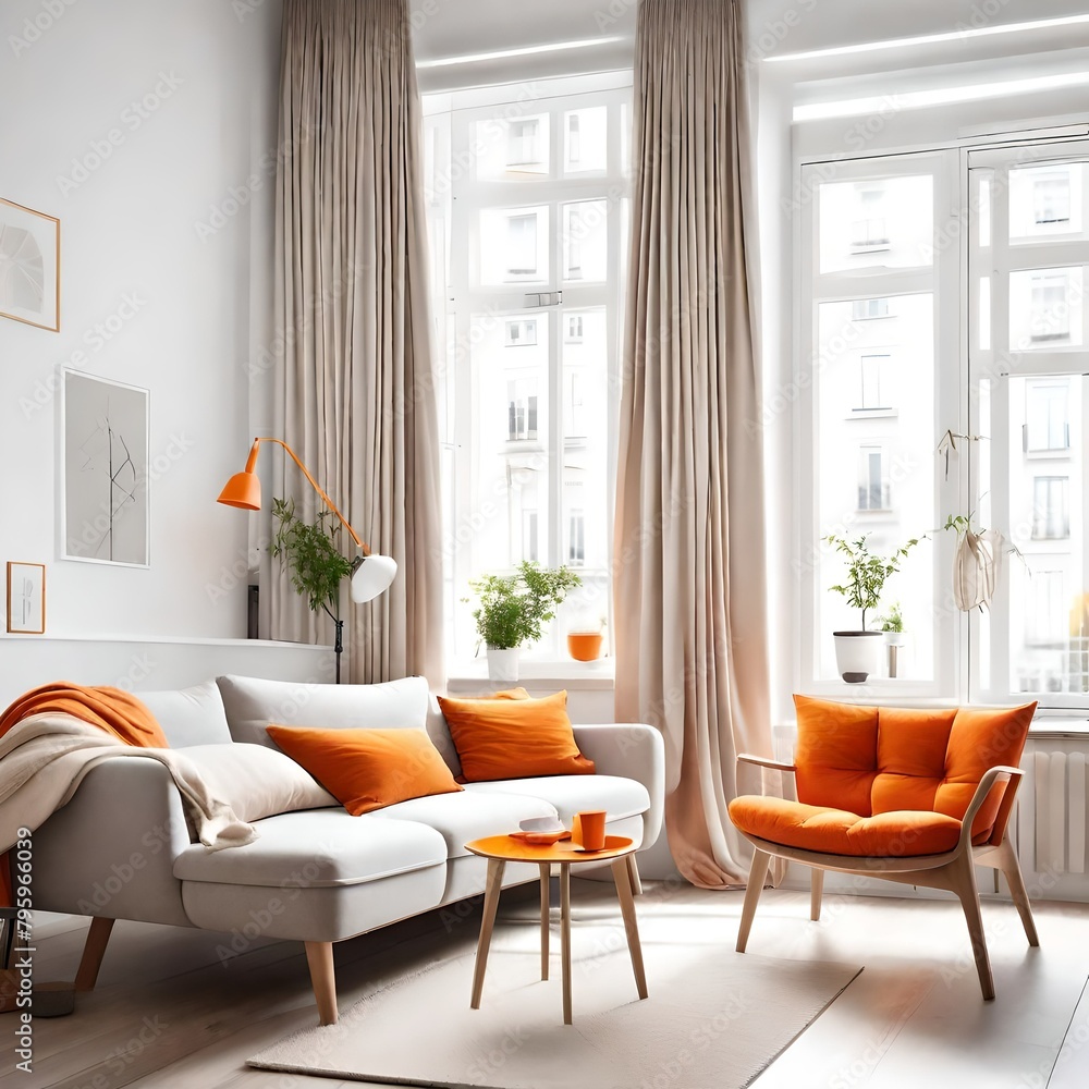 Fototapeta premium living room interior